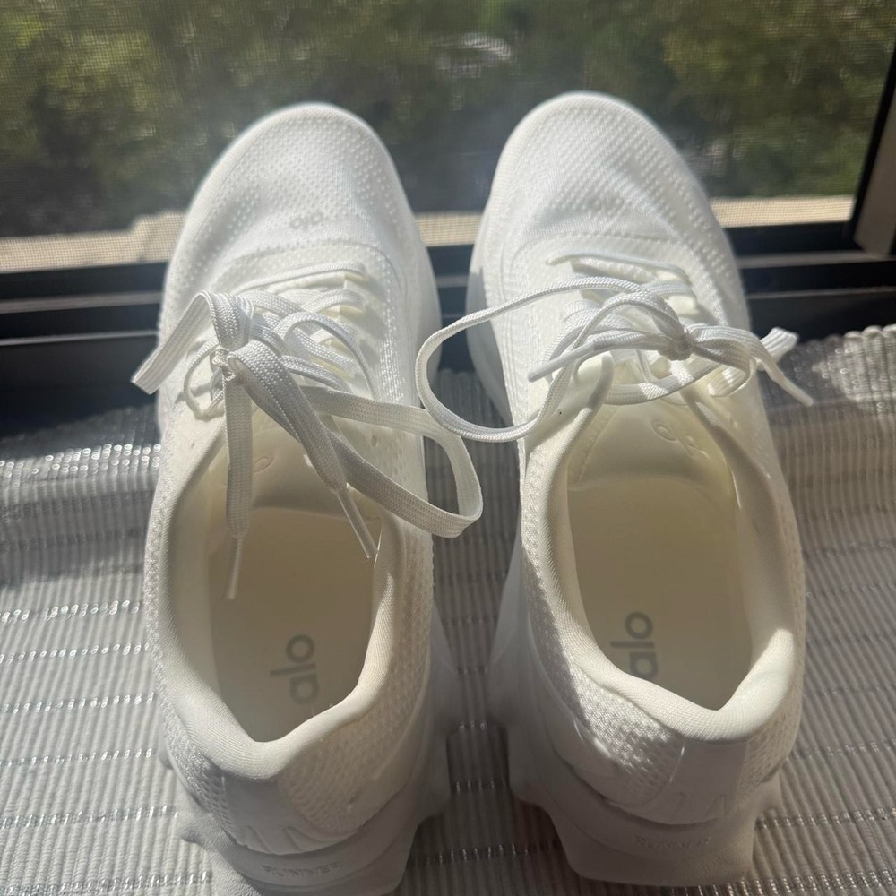Alo White Athletic Sneakers